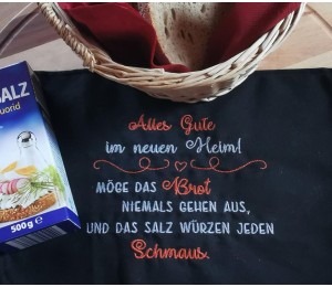 Stickdatei - Brot Liebe - Alles Gute zum Einzug